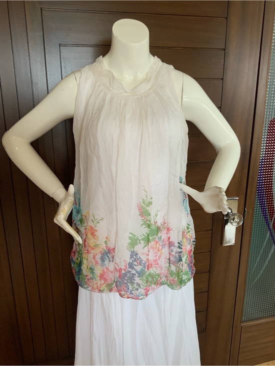Elena Baldi Tops - ELENA BALDI Top, 100% Silk, Sz L